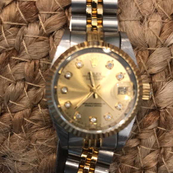 Stainless steel & Gold Tone Women Watch - Picture 7 of 8